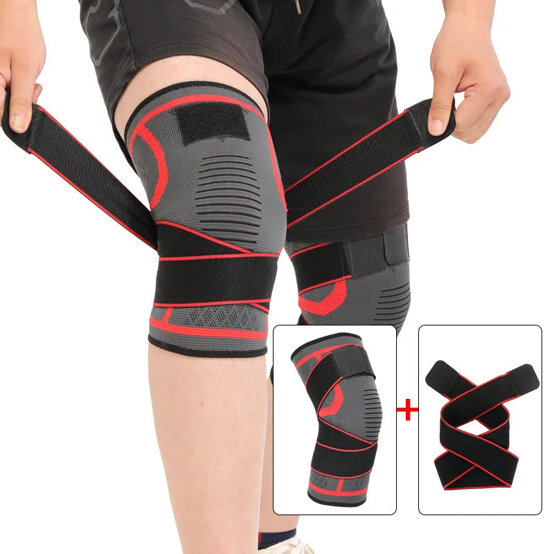 1 Piece Knee Pad, Nylon Sport Knee brace , Running, Fitness, Weightlifting, Cycling, Basketball, Outdoor, Knee Joint Compression