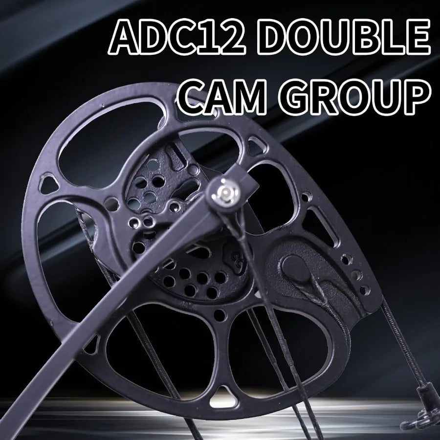 Compound Bow and Arrow Set for Adults Archery Shooting Bow Adjustable 3065LBS Composite Bow Combination 19.530 Draw Length Hunt