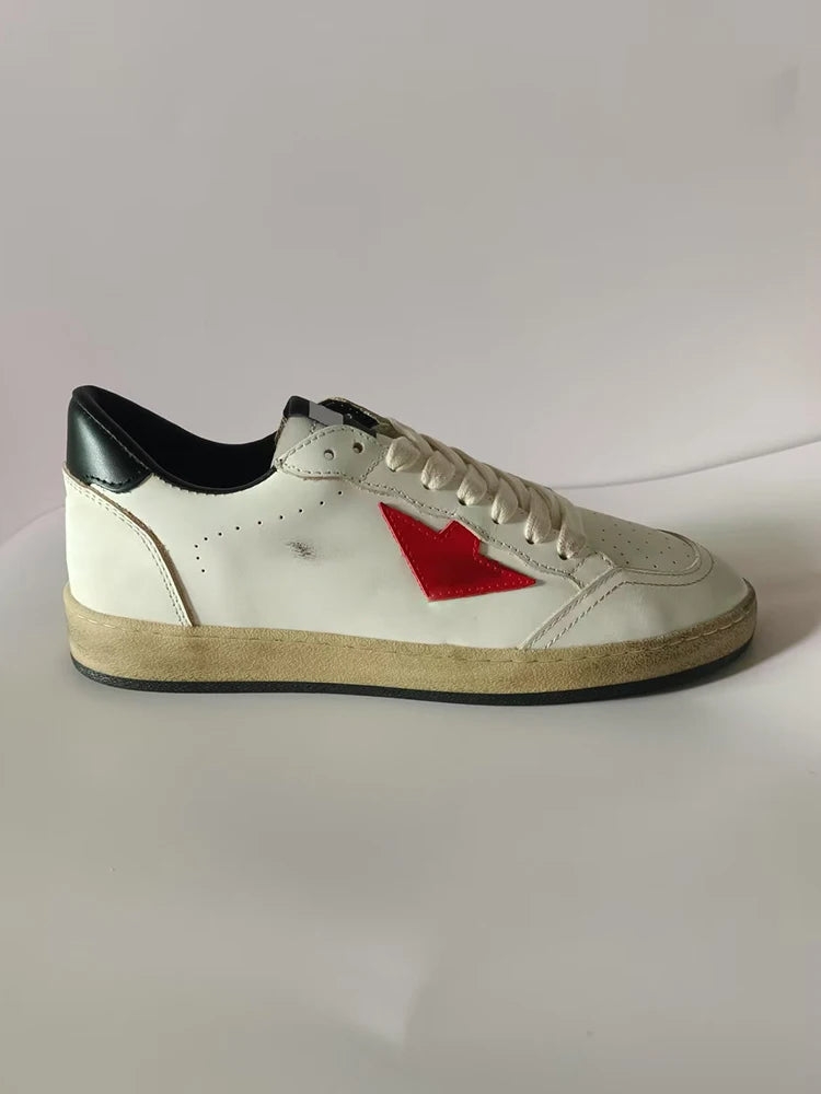 Spring Summer Fashion Outdoors Simplicity Casual Flat Bottom Low-top Shoes Women's Breathable Round Toe Patchwork Lace-Up Shoes