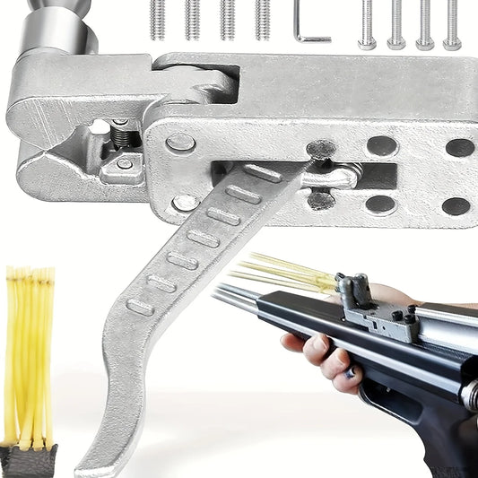 DIY Hunting Mechanical Slingshot Rifle Slingshot Release Device 5 Piece Set Strong Spring Composite 304 Stainless Steel Casting