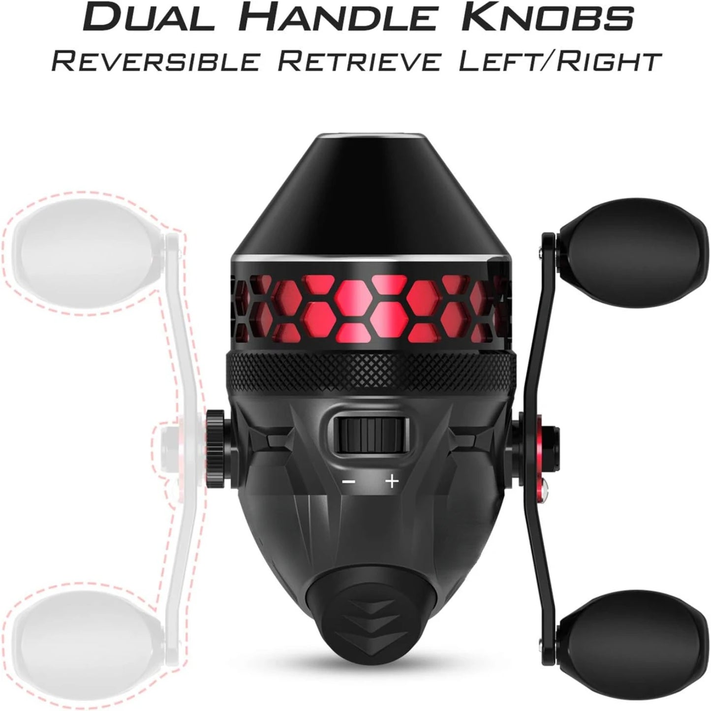 Lightweight, smooth, and reliable Brutus Spincast Fishing Reel - Effortless operation with durable design - Ultimate fishing con