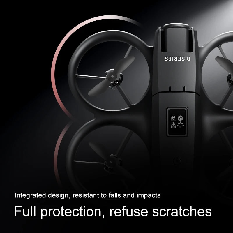 Drone with Optical Flow 180° Electric Adjustment Dual Camera Aerial Photography Quadcopter - Obstacle Avoidance Remote Control