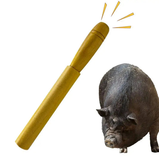 Wooden Wild Hog Calls tool for Hunting Wild Boars Whistle Attracting Portable Imitation Sound Hog Call Tool for Men Women Adults