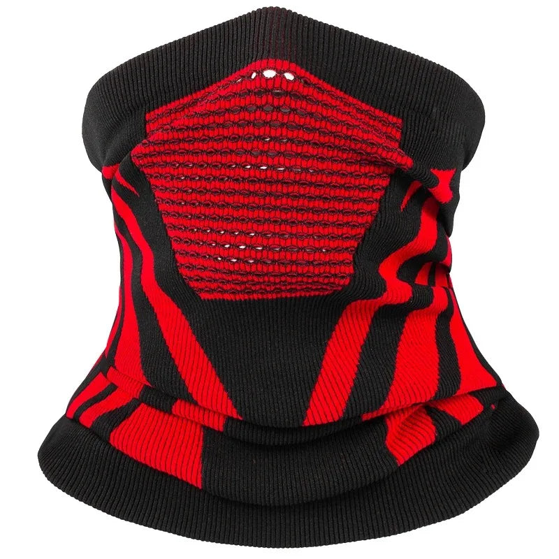 Thermal Face Bandana Mask Cover Neck Warmer Gaiter Bicycle Cycling Ski Tube Scarf Hiking Breathable Masks Print Women Men Winter