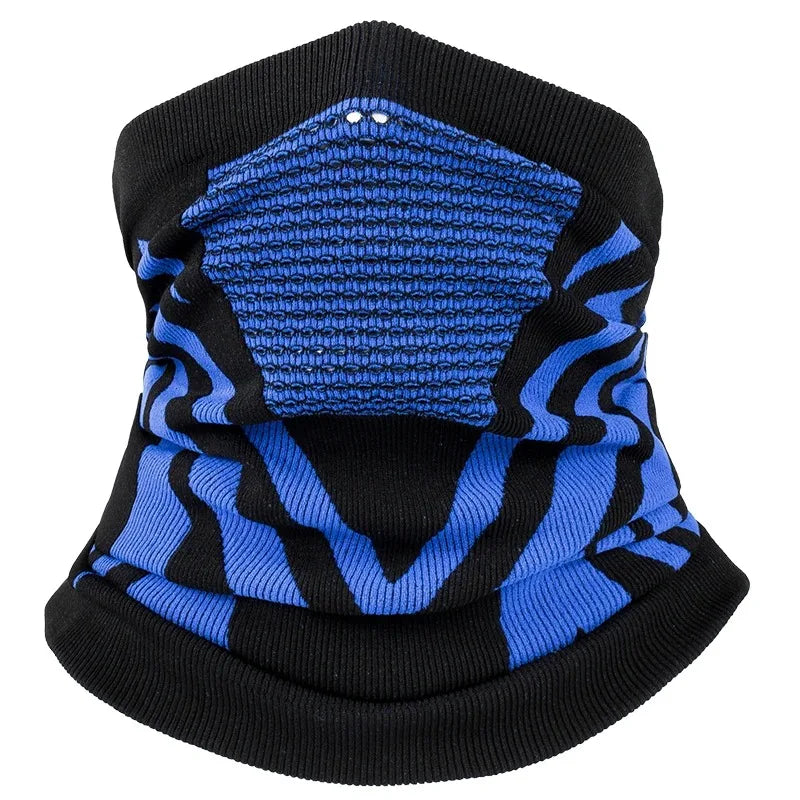 Thermal Face Bandana Mask Cover Neck Warmer Gaiter Bicycle Cycling Ski Tube Scarf Hiking Breathable Masks Print Women Men Winter