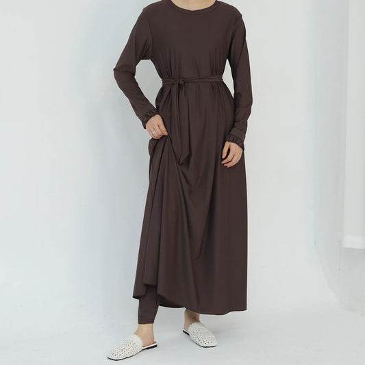 Muslim Women Swimsuits Islamic Swimwear Modest 2 Pieces Suits Long Sleeve Burkinis Long Tops Pant Musulmane Beachwear Full Cover