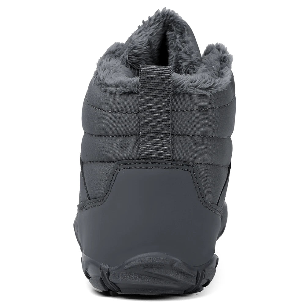 Winter Warm Camping Sneakers Women Men Rubber High Ankle Boots Waterproof Non-Slip Breathable for Trekking Climbing