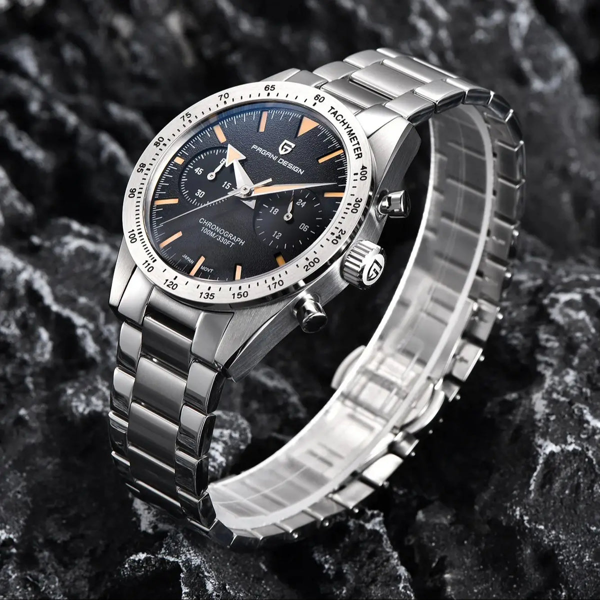 PAGANI DESIGN Retro Pilot Quartz Watch Men 2025 New Stainless steel Sport Chronograph Waterproof Wrist watches For Men Gift Box