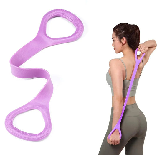 Arm Back Shoulder Exercise Elastic Training Band Yoga Pilates Physical Therapy Equipment Fitness Workout Resistance Band