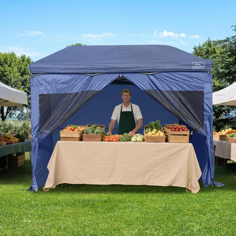 5pcs Sidewalls for 10X10 Commercial Instant Canopy Tent Converts Canopies into Tent for Camping with Removable SUV Tailgate Can