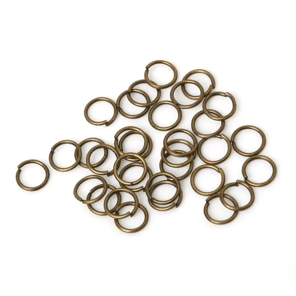 500pcs/200pcs  3/4/5/6/8/10mm Jump Rings Iron Gunmetal/Gold/Silver/Bronze/Rhodiumfor DIY Jewelry Making Findings Accessories