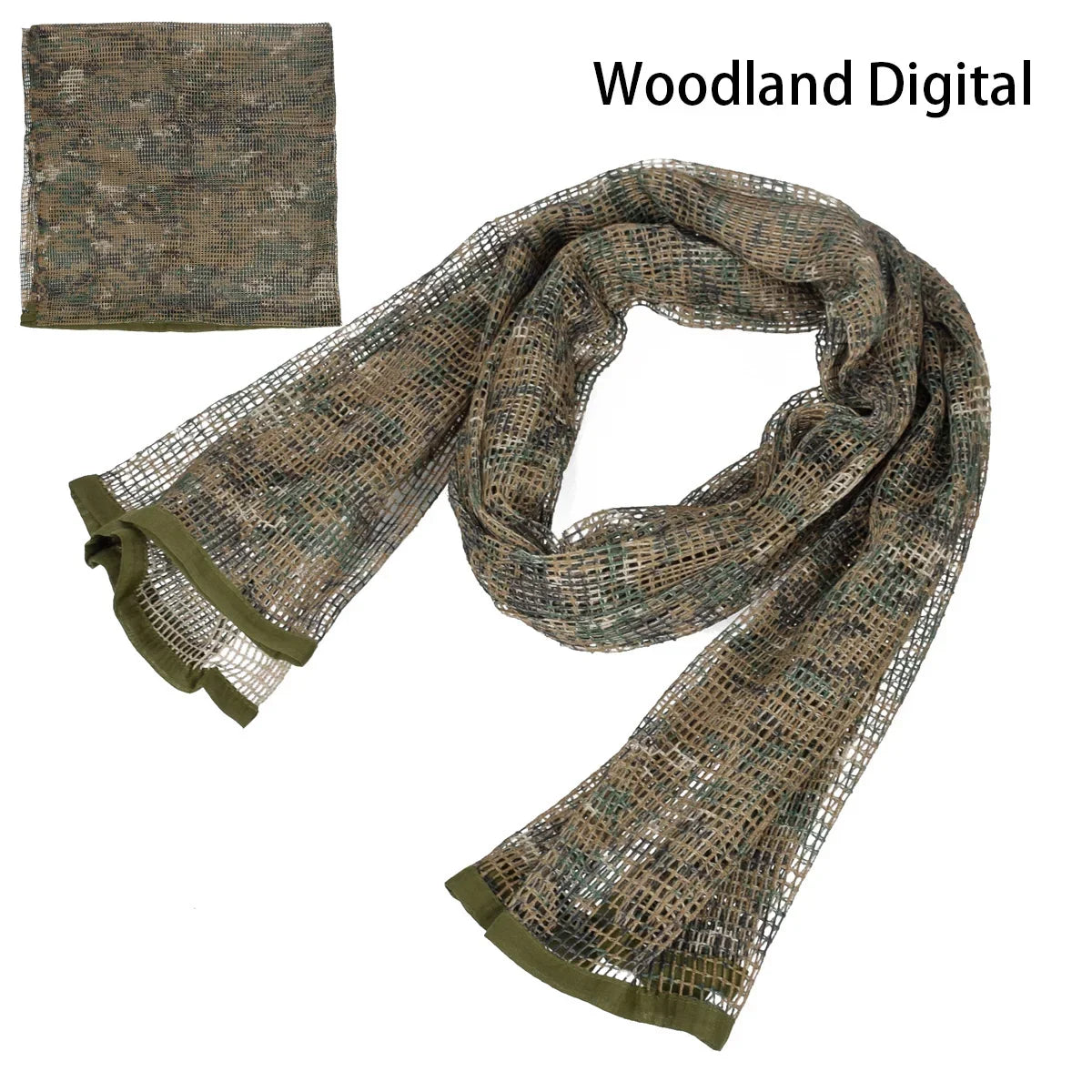 Camouflage Netting Tactical Mesh Net Camo Scarf Sports Hunting Shooting Wild Photography Sniper Camo Mesh Hiking Scarves
