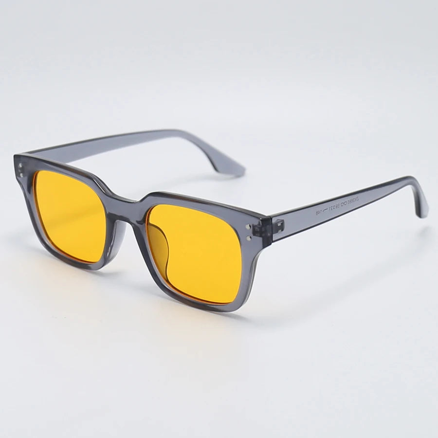 1Pc Men's Fashion Glasses New High-End Trendy Square Frame Personality Versatile Hip-Hop Cool Christmas Gift Daily Party Gatheri