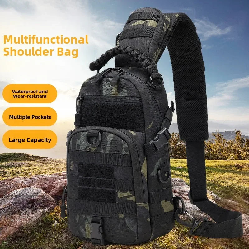 Outdoor Cycling Chest Bag Men's Casual Crossbody Bapa Single oulder Bag Multi-use Sports Bag Masaiwei Brand Polyester