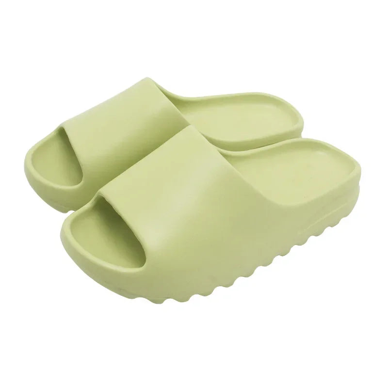 Super Soft EVA Sole Summer Slippers for Men Comfortable Bathroom Home Slides Couple Beach Sandals