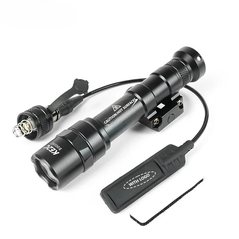 Tactical M600C M600B M300C M300B Scout Light Rifle Flashlight LED Hunting Lamp with Momentary Pressure Pad Switch