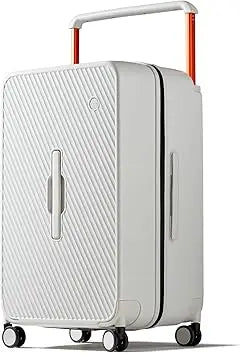 26 Inch Large Checked Luggage Suitcase with Spinner Wheels, Wide Handle, and Hard Shell for Travel