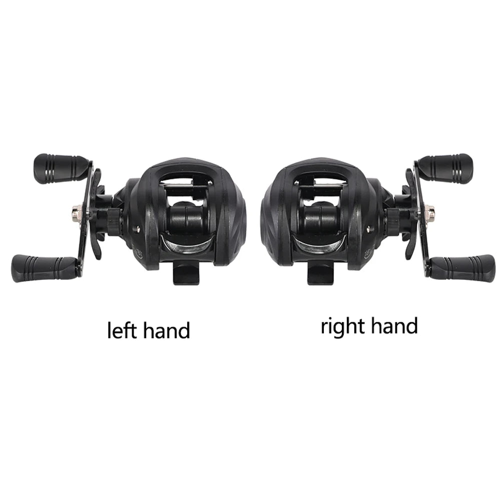 Baitcasting Fishing Wheel 7.2/1 Gear Ratio Fishing Reels Wheel Saltwater Freshwater 18+1BB for Beginners Fishing Accessory