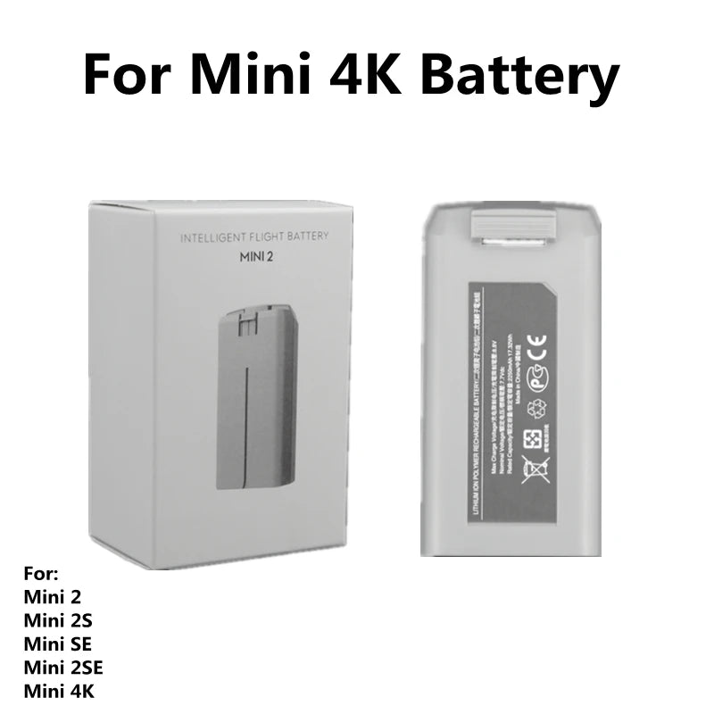 For Mini 4K Battery Capacity 2250mAh Compatible with Mini 4K/SE/2SE Series Drone Replace Battery Accessories Brand New