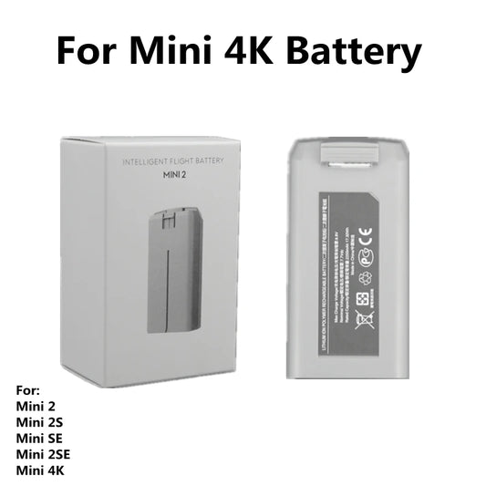 For Mini 4K Battery Capacity 2250mAh Compatible with Mini 4K/SE/2SE Series Drone Replace Battery Accessories Brand New