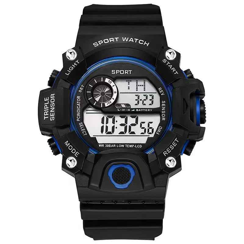 Tactical Military Electronic Watch with Waterproof Shockproof Luminous Dial Alarm Clock Function, Outdoor Survival, Camping, Hik