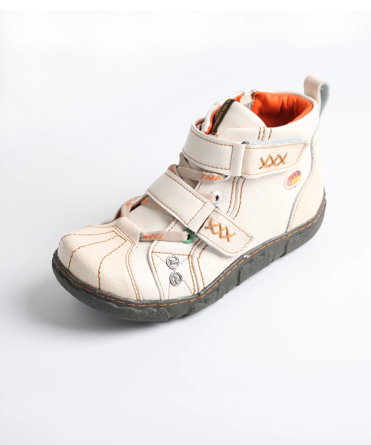 TMA EYES Women's Ankle Boots Spring Autumn Wash PU Leather Fashion Footwear for Ladies