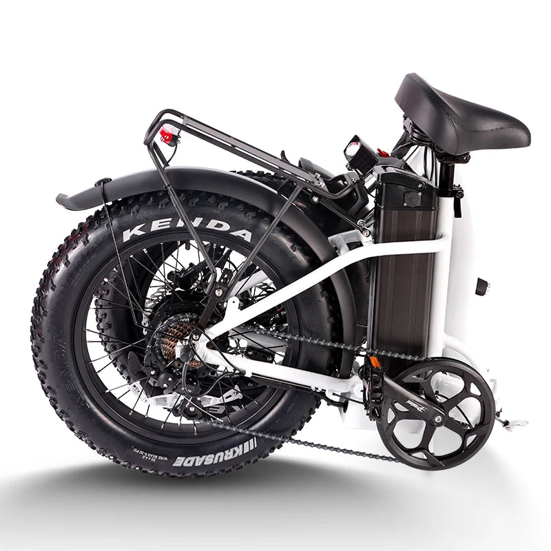 Foldable Ebike for adults 1400W Peak moto 48V 15AH Li-ion Battery E bike,20 Inch Fat tire,Folding Ebike for Commuter Man Woman