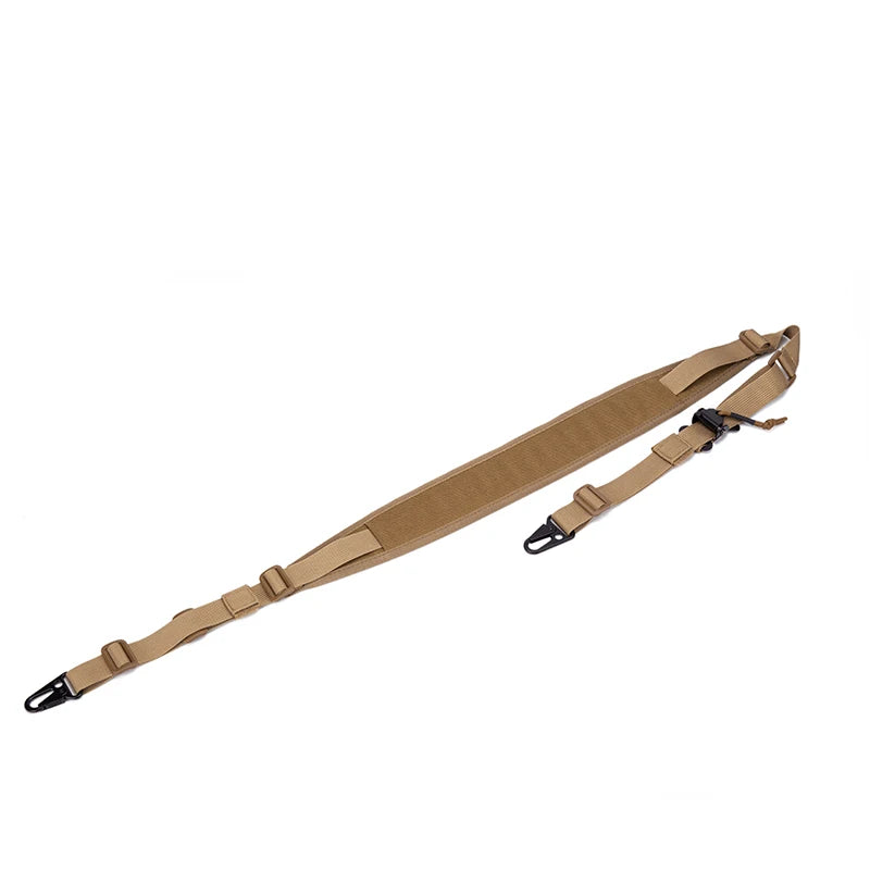 Tactical Rifle Sling Slingster Modular Strap Removable 2 Point / 1 Point 2.25" Padded Combat Shooting Hunting Accessories
