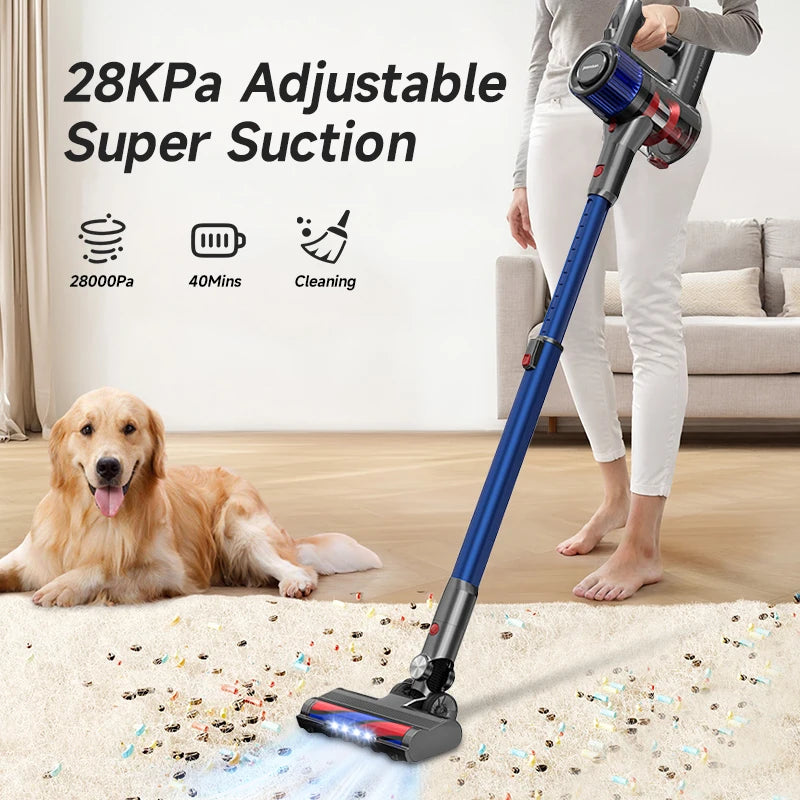 XINSHE Vacuum Cleaner Cordless strong suction 30KPA Car carpet sofa Handheld smartHome appliance Removable Battery Dust Cup