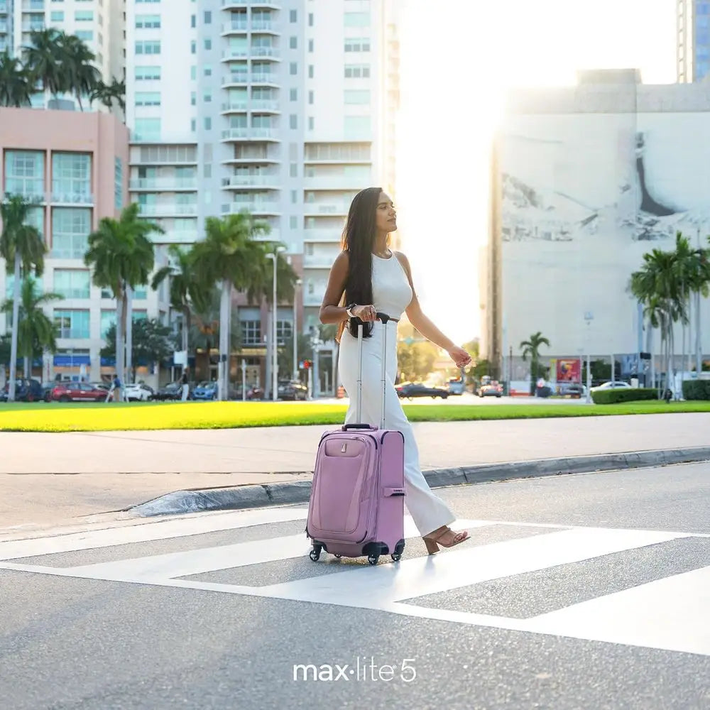 Expandable Softside Luggage with 4 Spinner Wheels, Lightweight Suitcase, 29-Inch, Burgundy, Men & Women