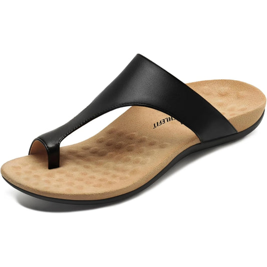 Orthopedic Sandals for Women Arch Support Flip Flops Comfortable Walking Orthotic Thong Sandals