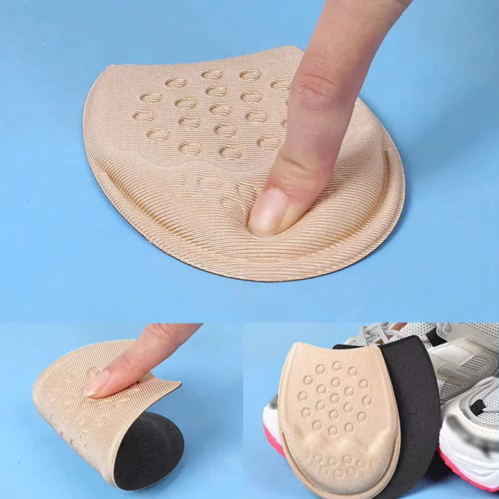 Forefoot Pads for Women High Heels Half Insoles Forefoot Anti-Slip Pain Relief Insert Shoe Size Reduce Filler for Too Big Shoes