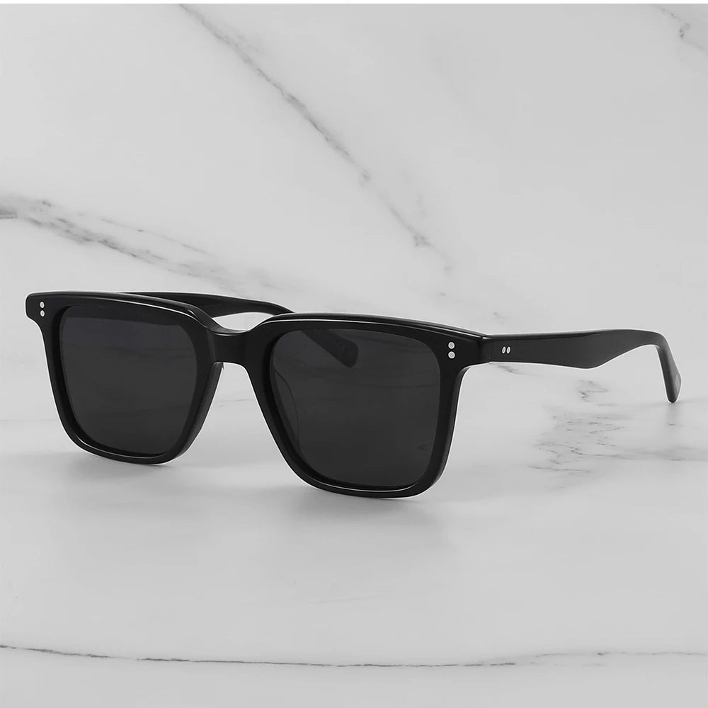 Lachman Men Sunglasses Polarized Sunglasses 2025 Brand Designer Driving Sun glasses Male High Quality Rectangle Style OV5419