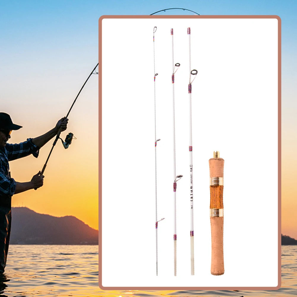 Soft Telescopic Fishing Rod Rotatable Fishing Pole Telescopic Portable Ultra-light Outdoor Accessories for Stream Freshwater