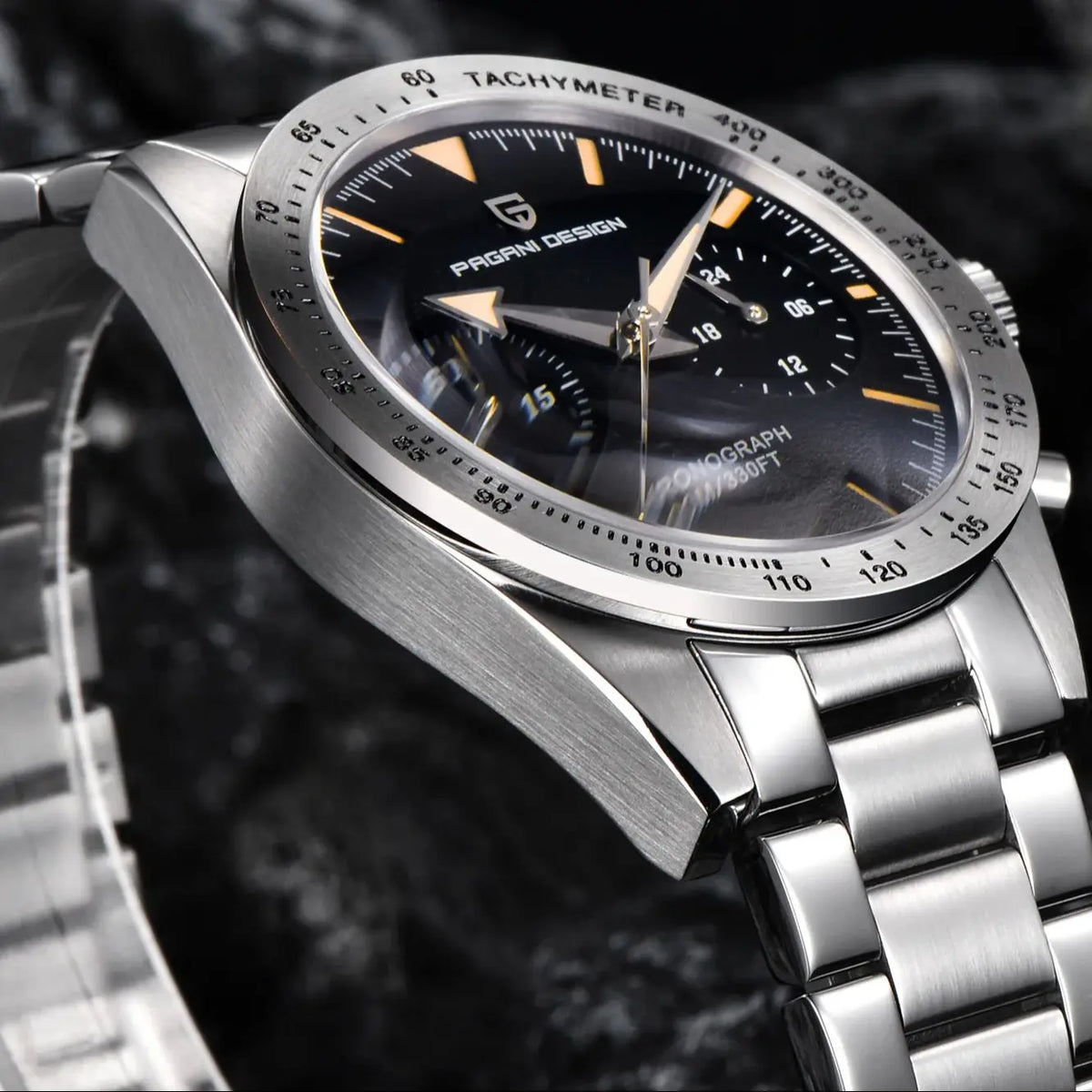 PAGANI DESIGN Retro Pilot Quartz Watch Men 2025 New Stainless steel Sport Chronograph Waterproof Wrist watches For Men Gift Box