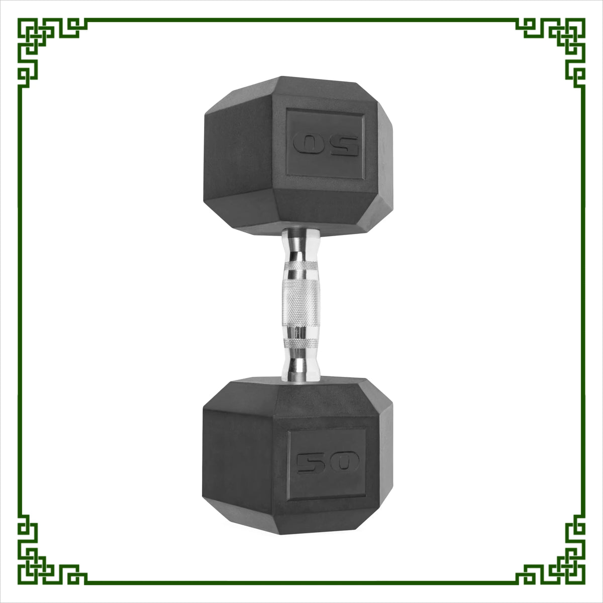 20lb Rubber Hex Dumbbell Pair, Non-Slip & Anti-Roll Design. Ideal for Home Gym, Full-Body Strength Training.