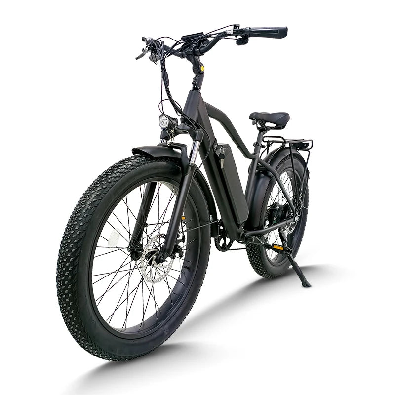 Fat Tire MTB Electric Bike for Adults,48V15.6ah Li-ion long range battery,1400W Peak BLDC motor 26“*4 E mountain bike man women