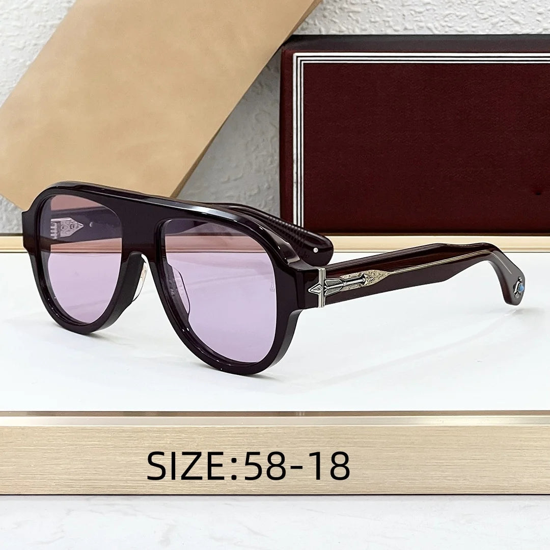 JMM DRIFTWOOD Luxury Japanese Handmade Pilot Sunglasses UV400 Classic Retro Fashion Eyewear for Men and Women Vacation Style