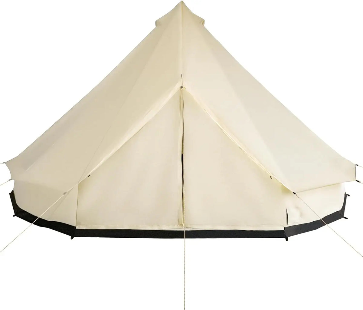 10-Person Yurt Tent Glamping Bell Tent with Spacious Interior, Breathable Waterproof Design, for Family Camping, 16' x 16' x 10'