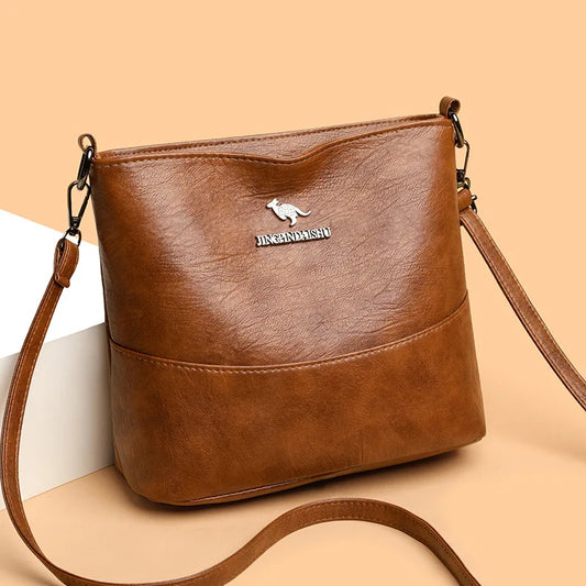 Women's Bucket Bag Fashionable Broadband Shoulder Bag 2025 Autumn New Item High-end Sense Niche Versatile Crossbody Bag