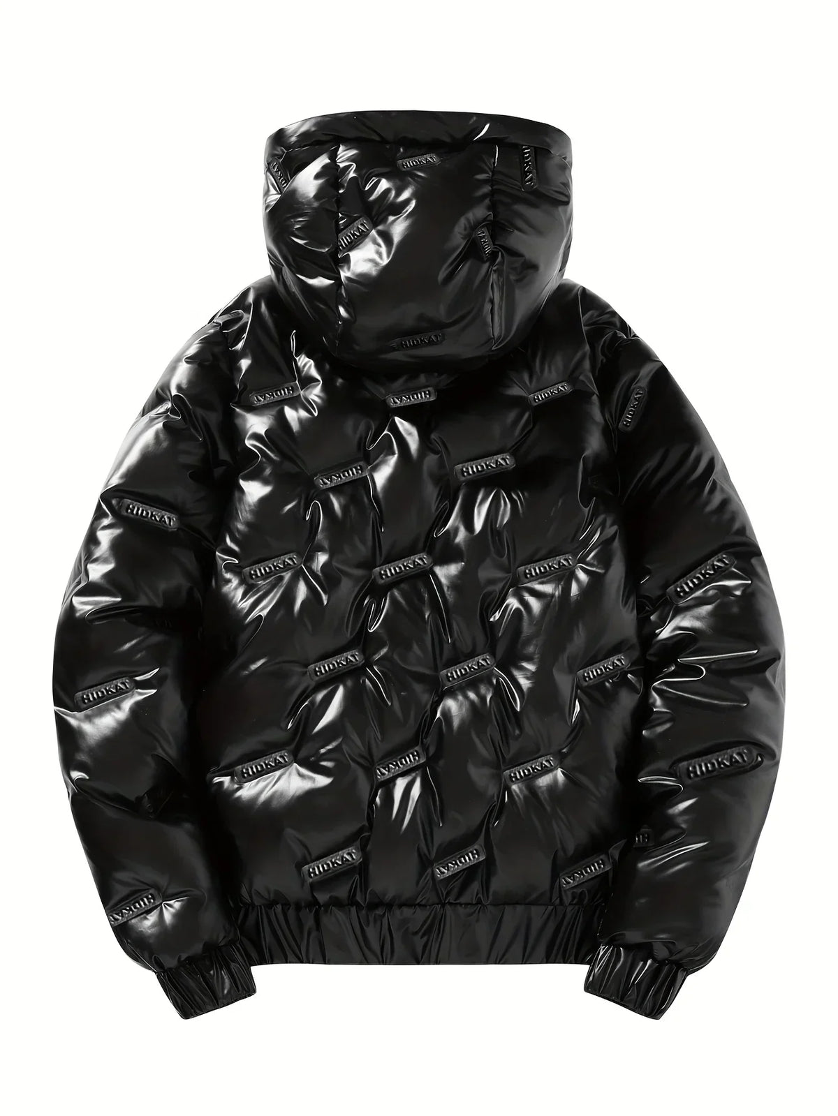 Men's Heavy-Duty Winter Jacket Cold Weather Outerwear with Full-Zip Closure Hooded Windproof Coat Men's Thermal Insulated Coat