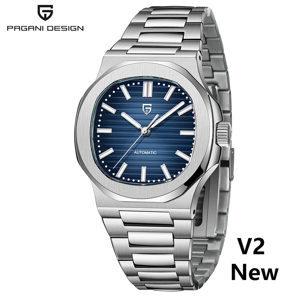 2025 New PAGANI DESIGN 40MM Men's Watches Luxury Automatic Watch For Men Mechanical WristWatch Stainless Steel Sapphire glass