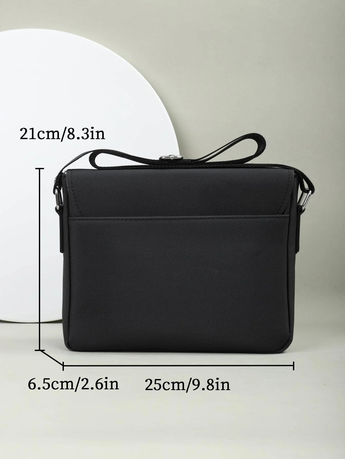 Simple Casual Flap Crossbody Bag Business Work Commuter Portable Shoulder Bag Messenger Bag Travel Travel Lightweight Large Capa