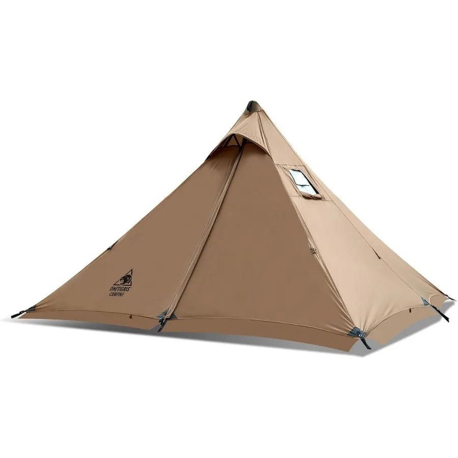 APEX Trail Teepee Tent Waterproof Windproof Hot Tent with Stove Jack for 2 People Ideal for Camping Hiking Bushcraft Bikepackin