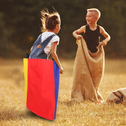6Pcs Children's Kangaroo Jumping Bags Race Bags Outdoor Lawn Game Props Jumping Race Supplies (Assorted Color)