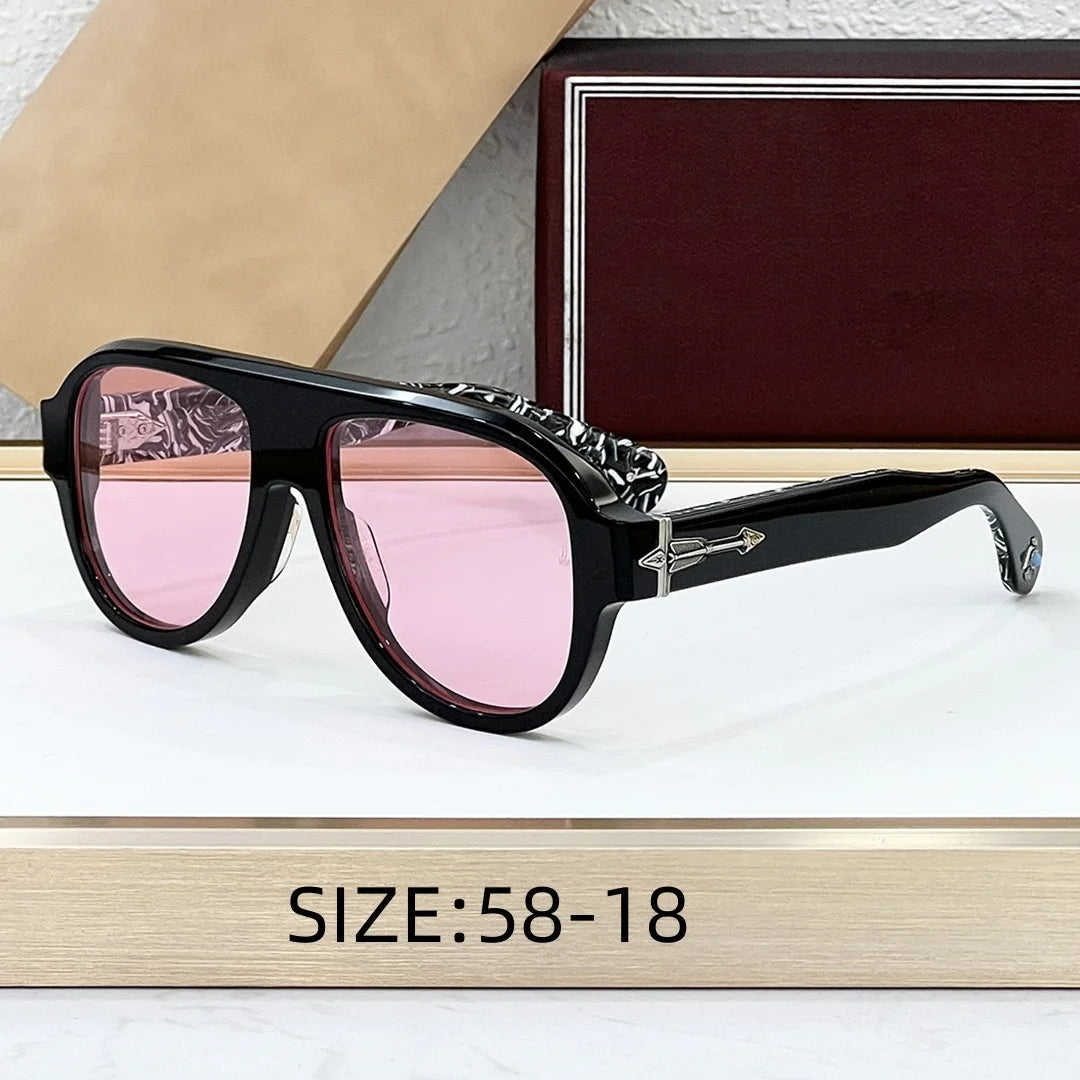 JMM DRIFTWOOD Luxury Japanese Handmade Pilot Sunglasses UV400 Classic Retro Fashion Eyewear for Men and Women Vacation Style