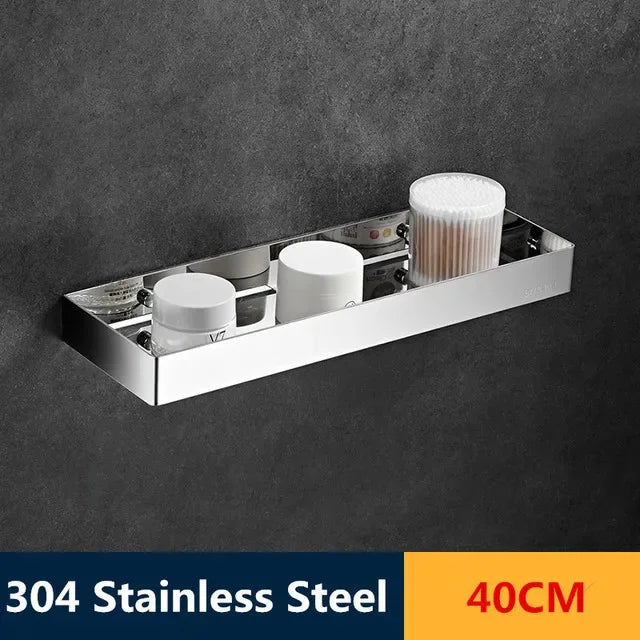 Bathroom Accessories Stainless Steel Bathroom Storage Rack Shower Storage Rack Bathroom Shelves  Bathroom Organizer  Wall Shelf