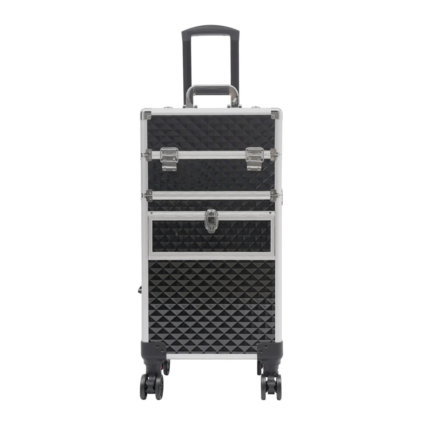 Rolling Makeup Train Case – Multi-functional Storage Solution for Makeup Artists and Hairstylists