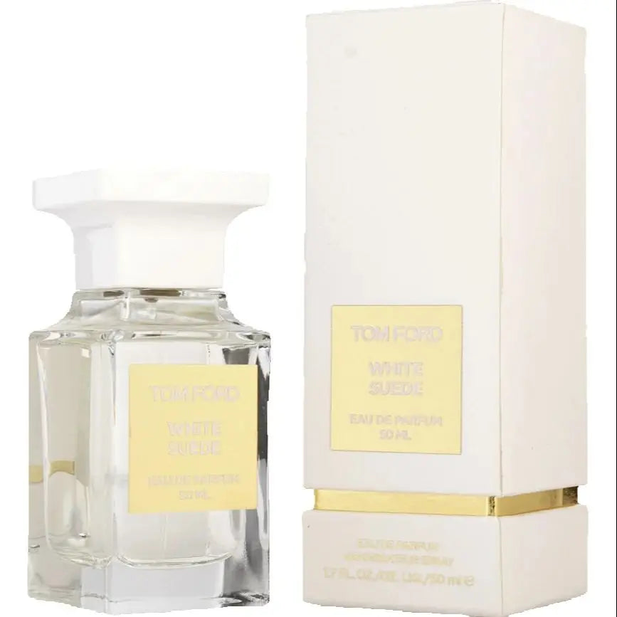 Tom Ford White Suede unisex Eau De Parfum Spray (White Packaging) 50ml Original woody floral fragrance with long-lasting scent