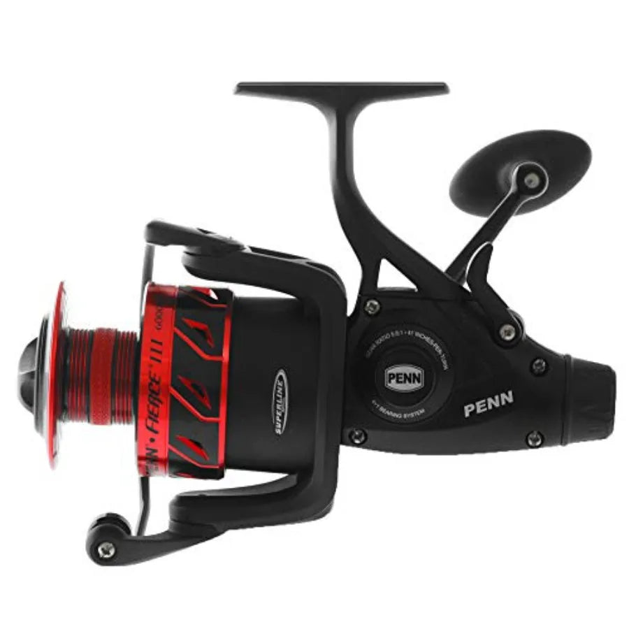 FRCIII6000LL Fierce III 6000 Spin Reel Live Liner RH LH Front for Saltwater Fishing and Deep Sea Angling with HighSpeed Retriev